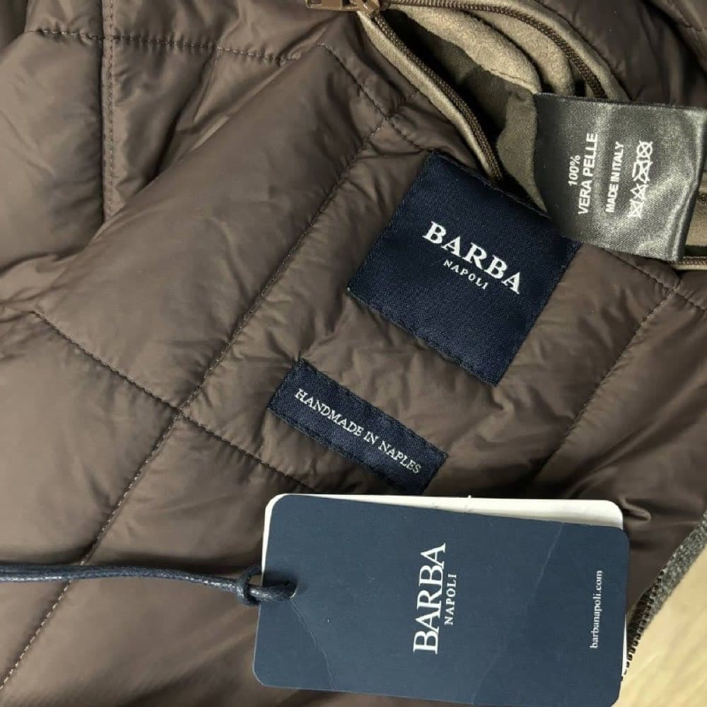 Куртка Barba из натуральной замши.