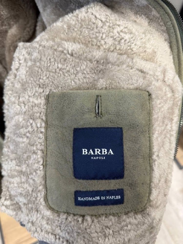 Бомбер Barba из натуральной кожи